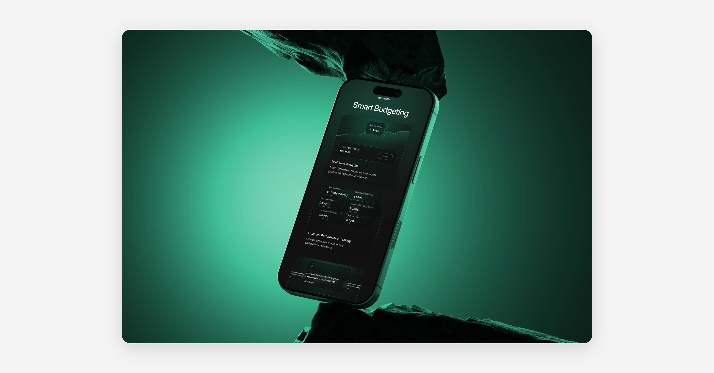 Mobile support for the web app